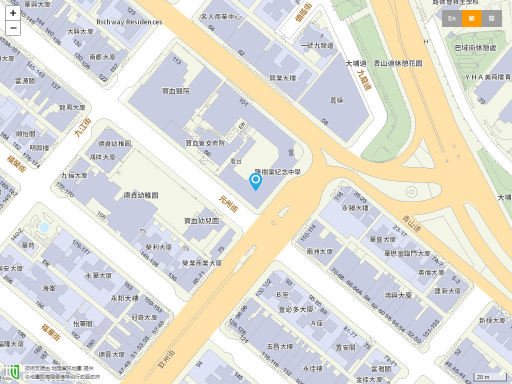 陈树渠纪念中学位置