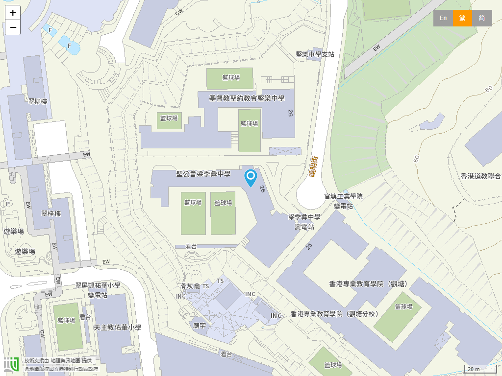 圣公会梁季彜中学位置