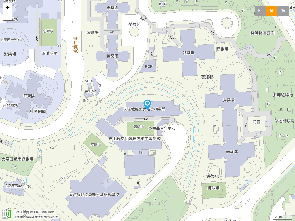 天主教慈幼会伍少梅中学位置
