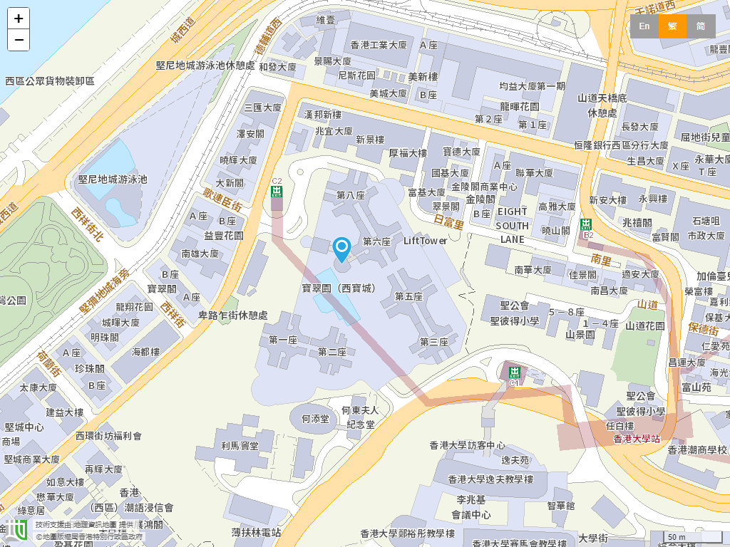 维多利亚(宝翠园)幼稚园位置