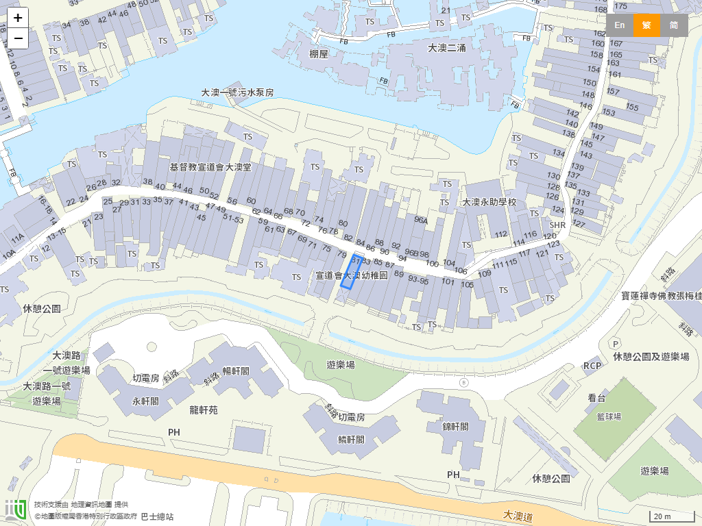 基督教宣道会大澳幼稚园位置