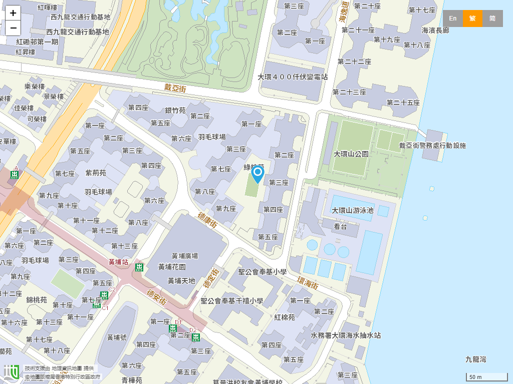 迦南幼稚园(黄埔花园)位置
