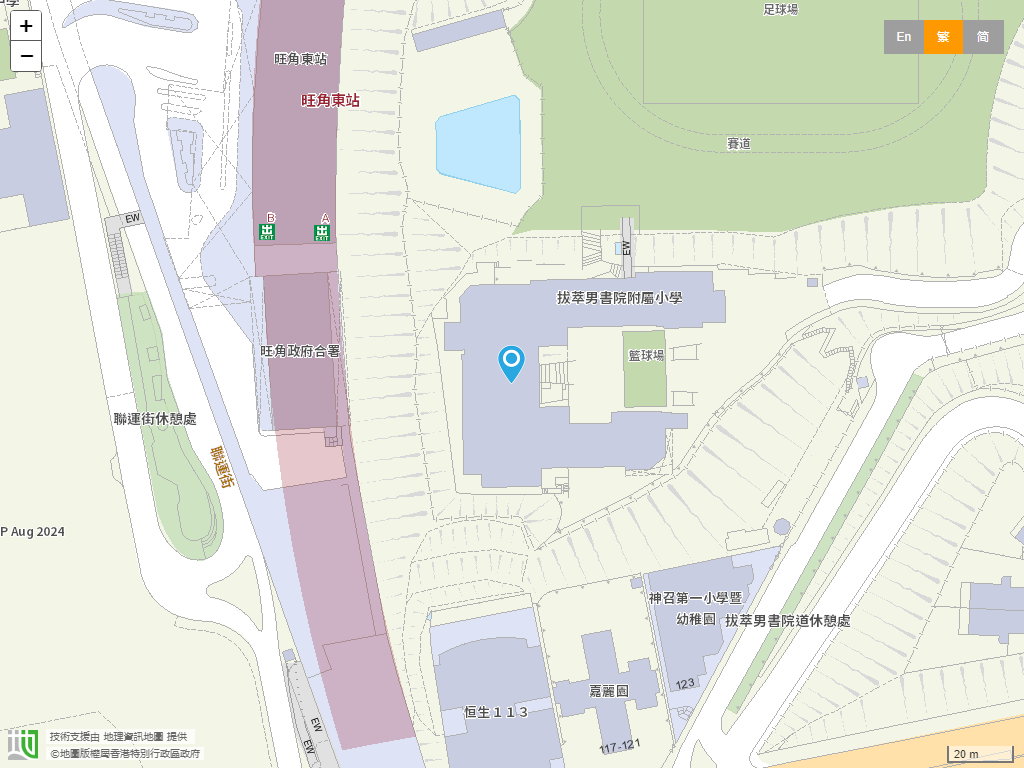 拔萃男书院附属小学位置
