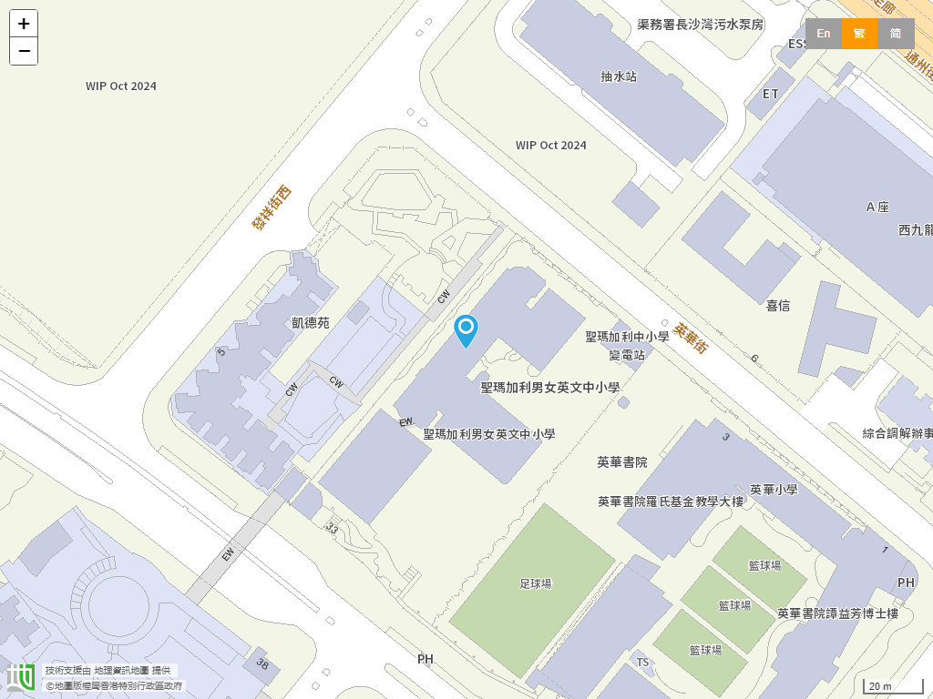 圣玛加利男女英文中小学位置