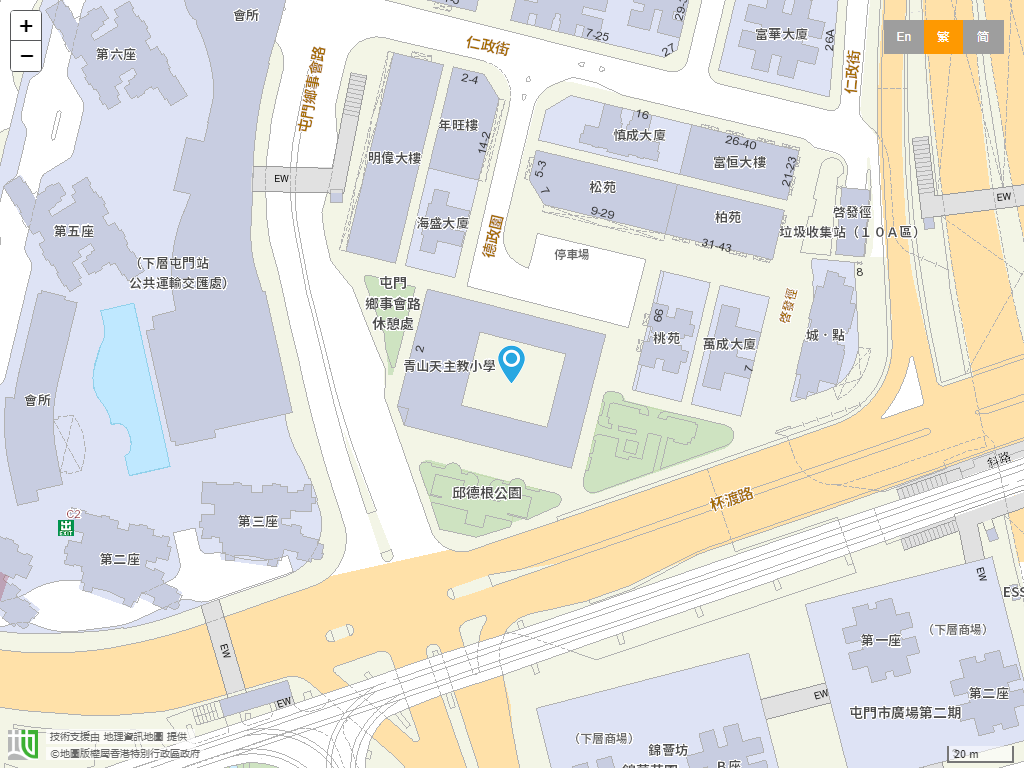 青山天主教小学位置