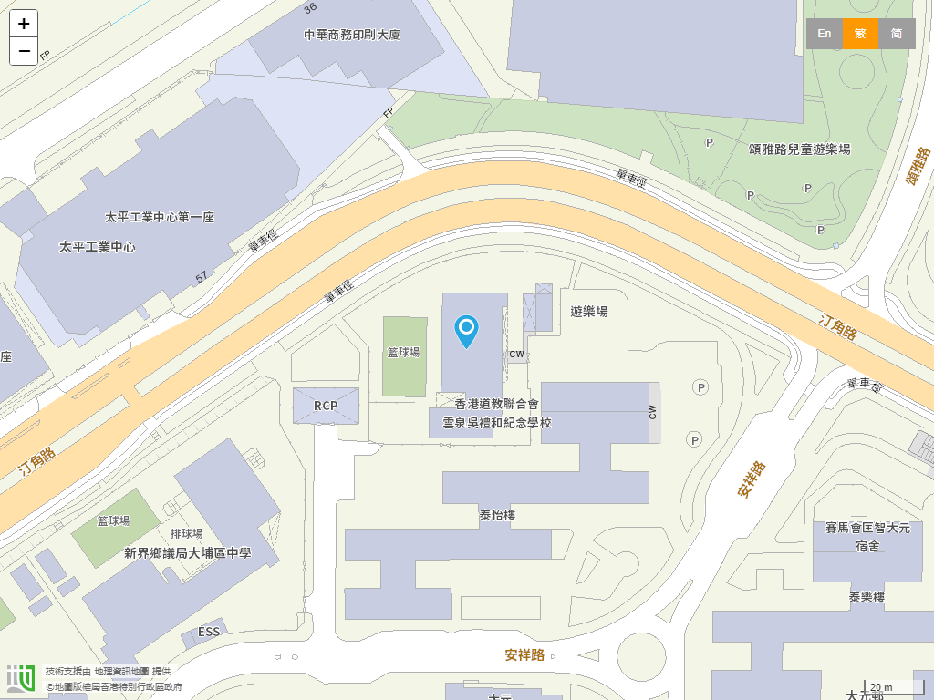 香港道教联合会云泉吴礼和纪念学校位置
