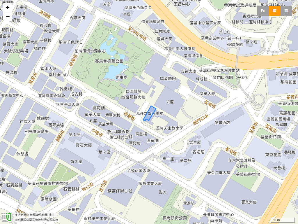 荃湾圣母幼稚园位置