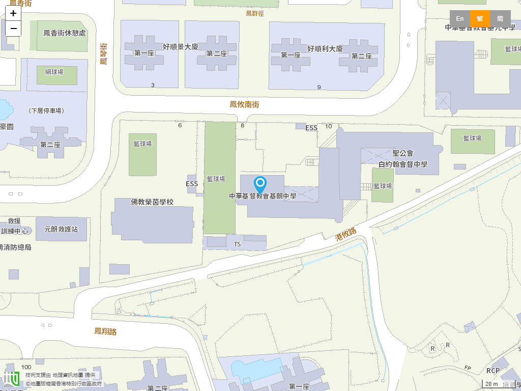 中华基督教会基朗中学位置