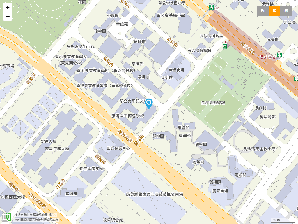 浸信会爱羣社会服务处培殷幼儿学校位置