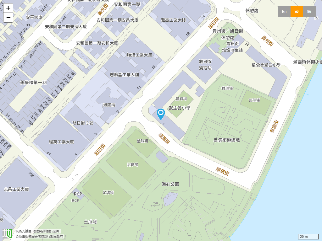 献主会小学位置