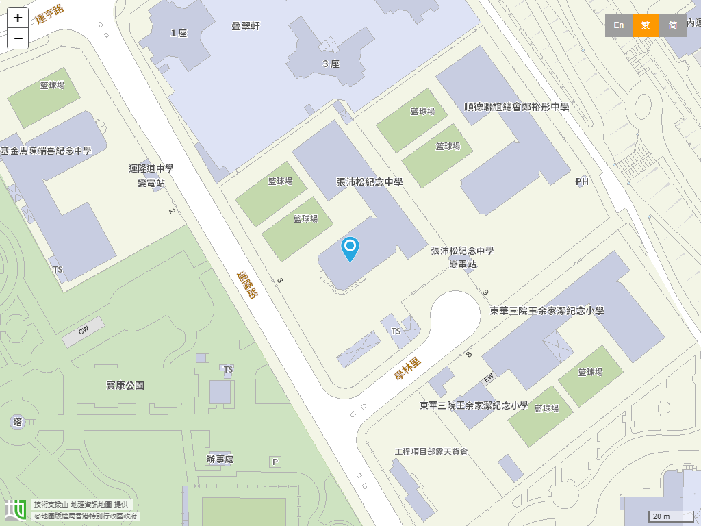 威灵顿教育机构张沛松纪念中学位置