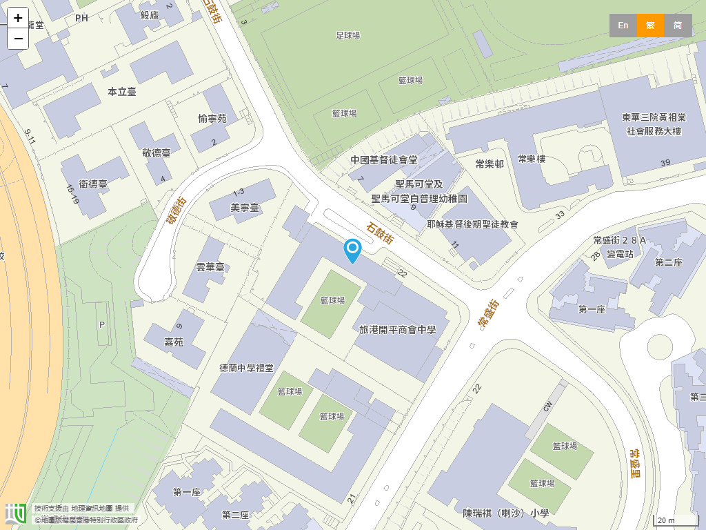 旅港开平商会中学位置