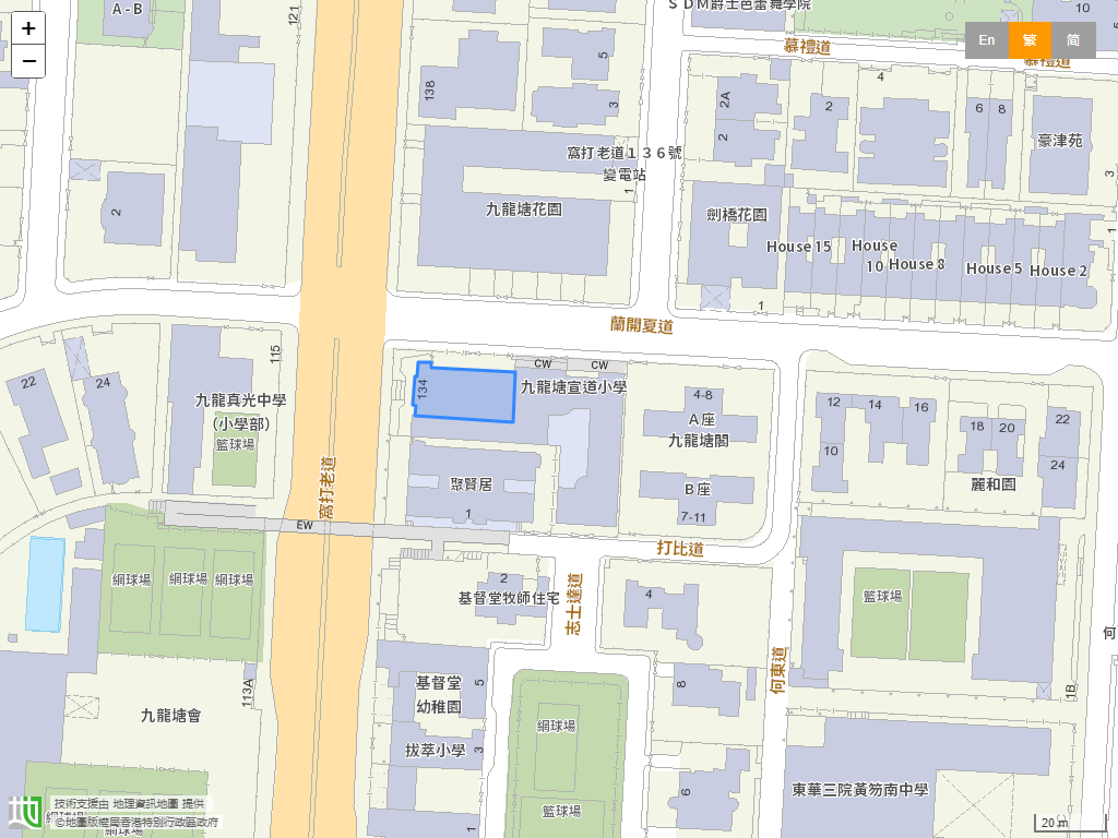 九龙塘宣道小学位置