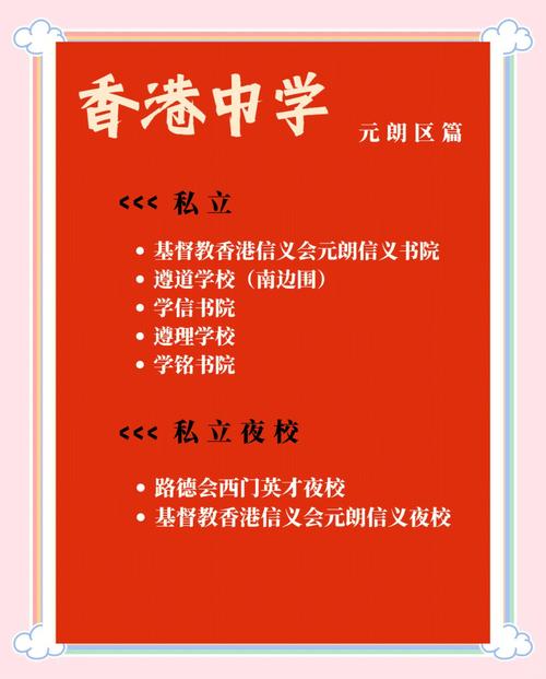 香港元朗区中学升学率如何
